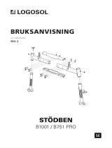 Logosol Stödben B1001/B751 Pro Bruksanvisning