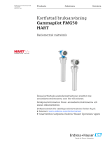 Endres+Hauser KA Gammapilot FMG50 HART Short Instruction