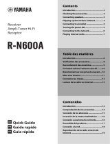 Yamaha R-N600A Snabbstartsguide