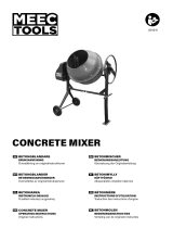 Meec tools 024341 Concrete Mixer Bruksanvisning