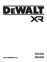 DeWalt DCS355 Användarmanual
