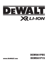 DeWalt DCM561PBS Användarmanual