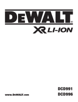 DeWalt DCD991X1 Användarmanual
