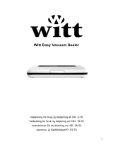 Witt Premium Easy Vacuum Sealer Bruksanvisning