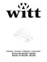 Witt Sense 74WCON Bruksanvisning
