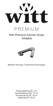 Witt Premium Kitchen Scale Foldable Bruksanvisning