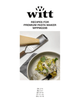 Witt Premium Pasta Maker Bruksanvisning