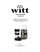 Witt NUTRI BLENDER Bruksanvisning