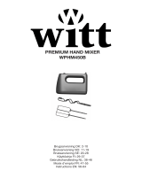 Witt Premium Handmixer Bruksanvisning