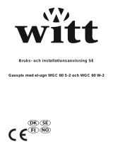 Witt WGC60W-3 Bruksanvisning