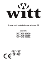 Witt WGH604BG Bruksanvisning