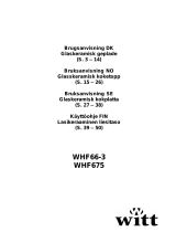 Witt WHF66-3 Bruksanvisning