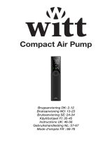 Witt Compact Air Pump Bruksanvisning