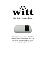 Witt Premium Smart Vacuum Sealer (musta) Bruksanvisning