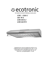 Ecotronic EBU601W2 Bruksanvisning
