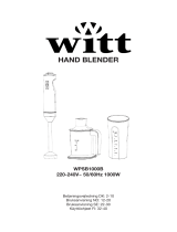 Witt Premium Handblender Bruksanvisning