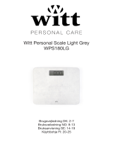 Witt Personal Scale Light Grey Bruksanvisning