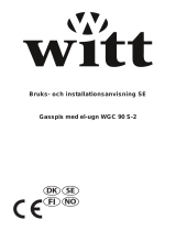 Witt WGC90S-3 Bruksanvisning