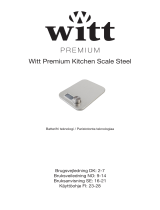 Witt Premium Kitchen Scale Bruksanvisning