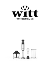 Witt Premium Jett stavblender Bruksanvisning