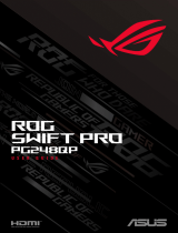 Asus ROG Swift Pro PG248QP Användarguide