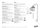 North Light LED-lykta Bruksanvisning