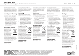 North Light Väggarm Rack Bruksanvisning