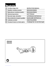 Makita DDA340 Användarmanual