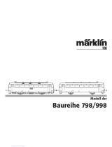 Märklin baureihe 798 Användarmanual