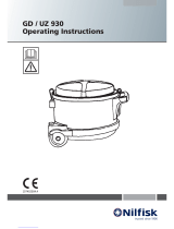 Nilfisk-Advance GD 930 Operating Instructions Manual