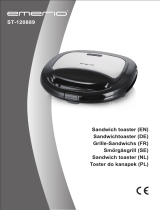 Emerio ST-120889 Sandwich Toaster Användarmanual