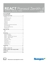 Swegon REACT Parasol Zenith d Bruksanvisning