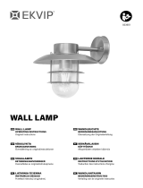 EKVIP 023651 Wall Lamp Användarmanual