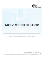 Thermex METZ MEDIO III STRIP Installationsguide