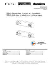FM Mattsson Wall Plate 160 c/c Bruksanvisningar