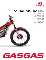 GASGAS TXT RACING 125 Bruksanvisning