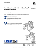 Graco 3A9209M, Silver Plus, Silver Plus HP och Flex Plus airless-sprutpistoler Användarmanual