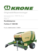 Krone BA Fortima V 1500 MC (RP601-31) Bruksanvisningar