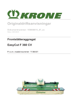 Krone BA EasyCut F 360 CV Bruksanvisningar