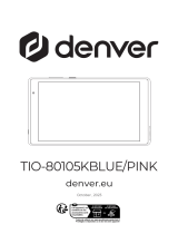 Denver TIO-80105KBLUEPINK Användarmanual