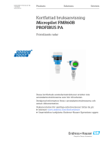 Endres+Hauser KA Micropilot FMR60B PROFIBUS PA Short Instruction