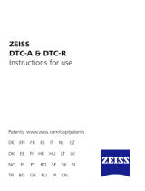 Zeiss DTC Adapter Bruksanvisningar