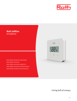 Roth Softline termostat, digital hvit Installationsguide