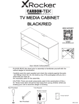 XRocker TV Media Cabinet Användarmanual