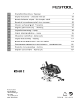 Festool KS 60 E Användarmanual