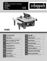 Scheppach HS80 Användarmanual