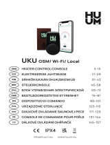 HUUM UKU GSM WiFi Local Heater Control Console Användarmanual