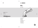 Bosch PDA 180 Användarmanual