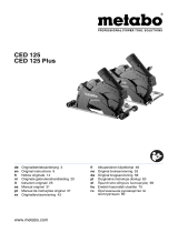 Metabo CED 125 Användarmanual