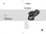 Bosch PEX 220 A Användarmanual